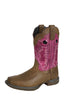 Pure Western Women's Lane Walnut & Pink Boot