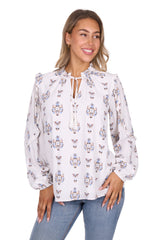 Pure Western Women's Keeley Ivory Blouse