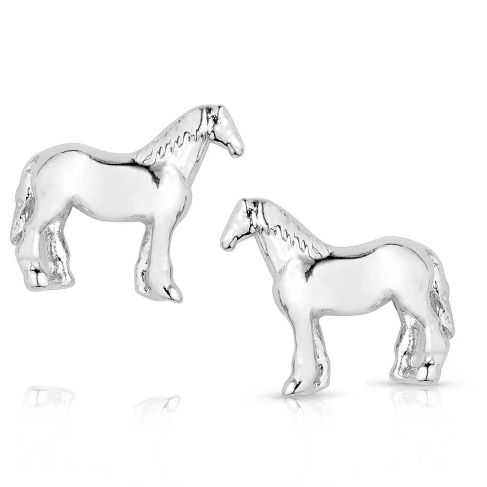 Montana Silversmith Quarter Horse Earrings