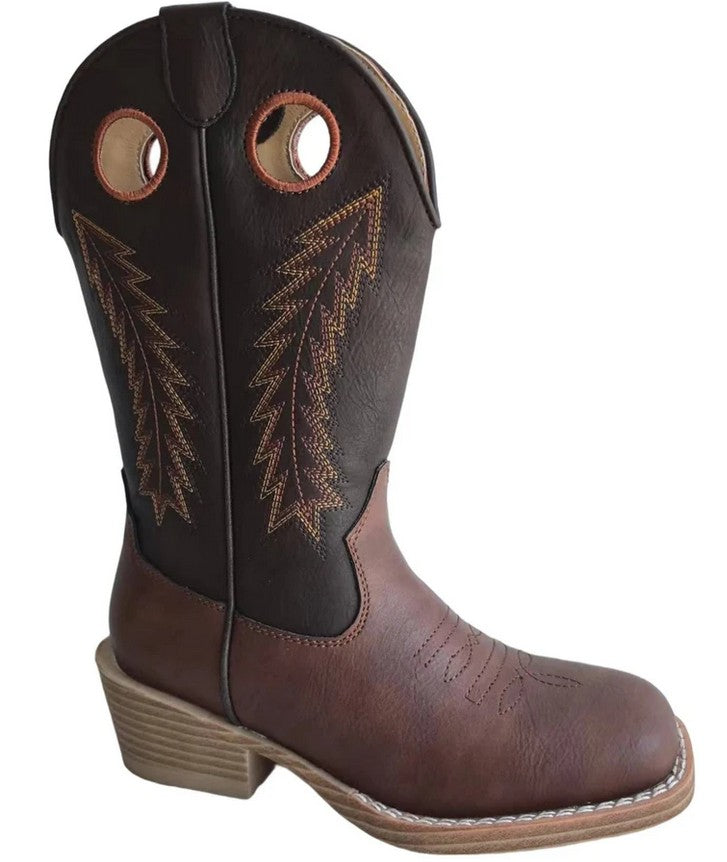 Roper Little Kids Walker Brown & Chocolate Boots
