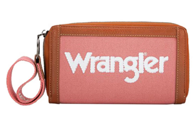 Wrangler Canvas Iconic Logo Wallet - Pink