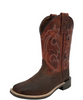 Pure Western Toddler Barrett Boot - Dark Brown/Rust