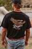 Ringers Western Eureka Mens Loose Fit T-Shirt - Black