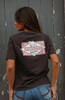 Ringers Western Hometown Womens Loose Fit T-Shirt - Charcoal
