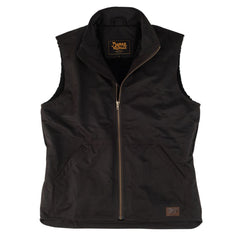 Burke and Wills Men's Brown Stockman Oilskin Vest