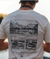 Swandri Men's Storyboard Tee - Ecru