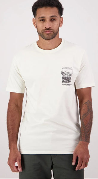 Swandri Men's Storyboard Tee - Ecru