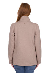 Thomas Cook Women's Lydia 1/4 Zip Taupe Rugby
