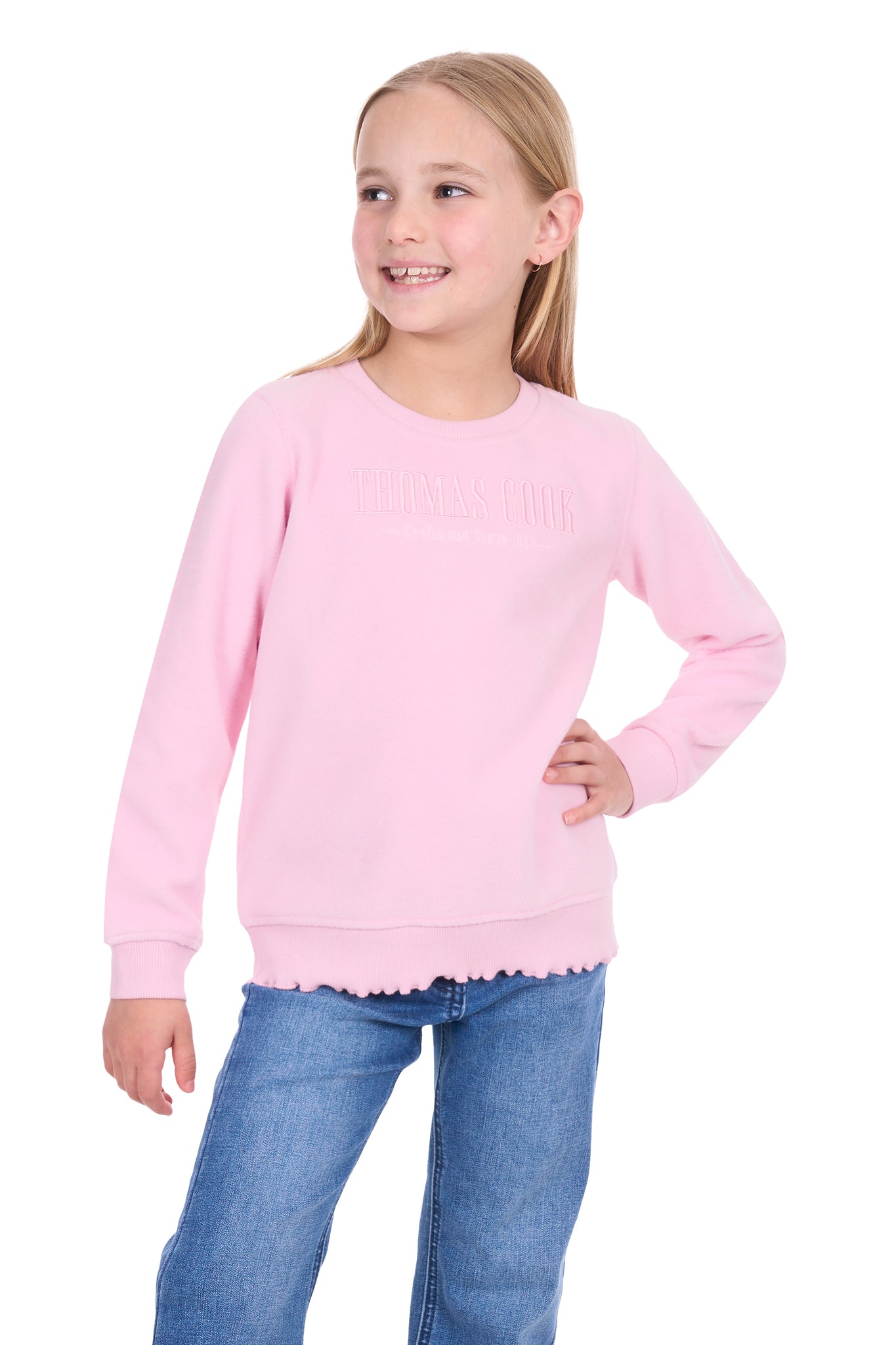 Thomas Cook Girl's Sally Pink Crew