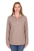 Thomas Cook Women's Lydia 1/4 Zip Taupe Rugby