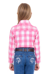 Thomas Cook Girls Tamara Pink Check Shirt