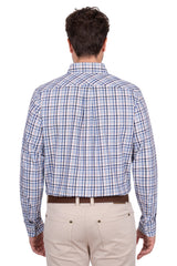 Thomas Cook Men's Patrick Blue & Tan Shirt