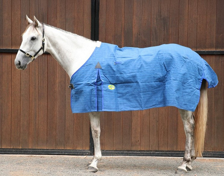 Horsemaster Ripstop Canvas Unlined Rug - Blue/Blue