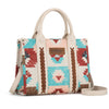 Wrangler Zena Aztec Crossbody Bag- Natural