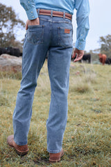 Mens Wrangler Classic Straight Stonewash Jean
