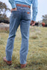Mens Wrangler Classic Straight Stonewash Jean