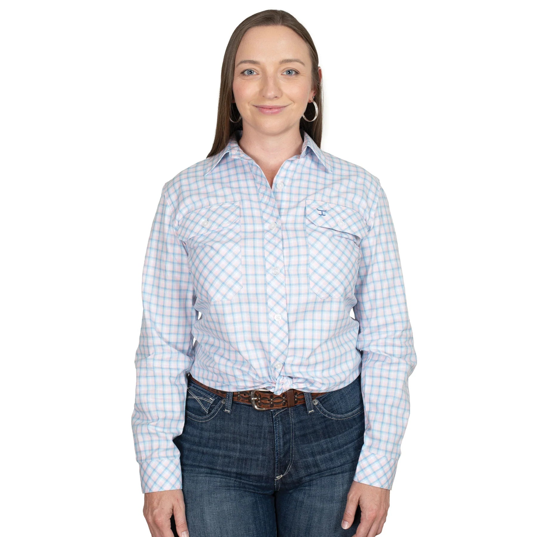 Women's Just Country Abbey Full Button Check Workshirt