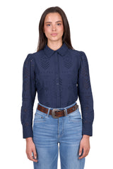 Wrangler Women's Lilly Navy Shirt