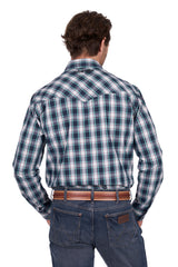 Wrangler Men's Dustin Black & Green Shirt