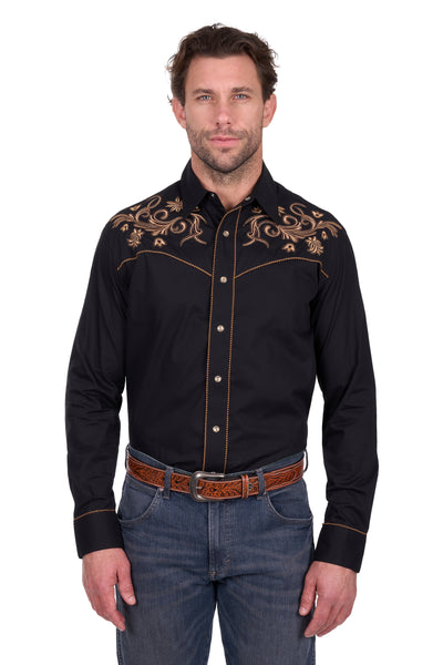 Wrangler Men's Luke Black Shirt