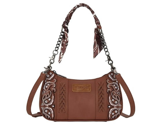 Wrangler Paisley Shoulder Tan Bag