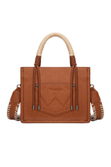 Wrangler Cowprint Tassle Crossbody Bag