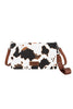 Wrangler Cowprint Tan Wallet Crossbody