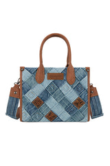 Wrangler Denim Patchwork Crossbody Bag