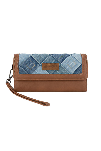 Wrangler Denim Patchwork Wallet