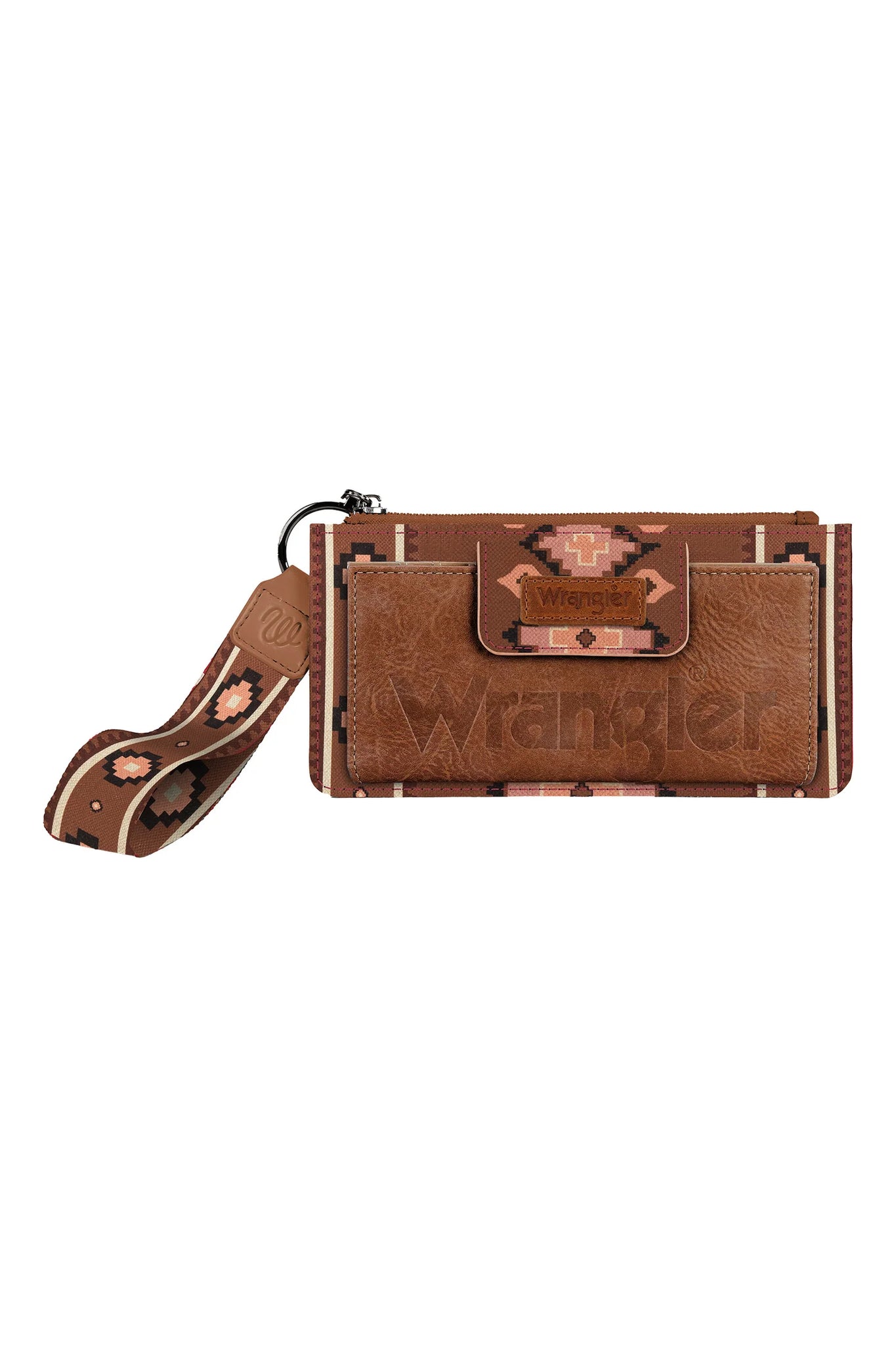 Southwestern Logo Wallet- Brown