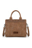 Wrangler Women's Embroidered Crossbody Bag- Camel