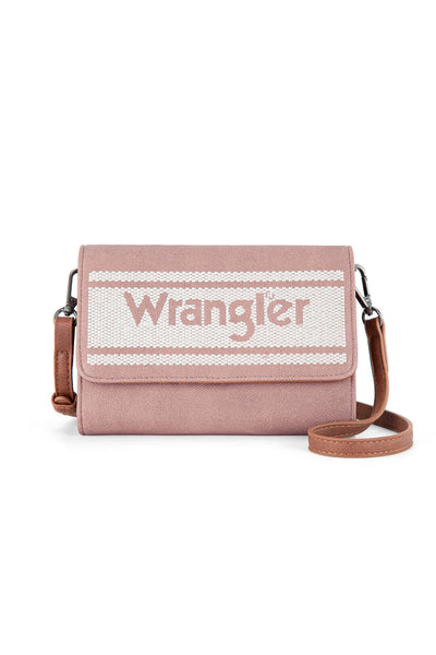 Wrangler Sierra Logo Crossbody Bag- Pink