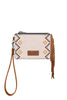 Wrangler Women's Indiana Wristlet Purse- Natural