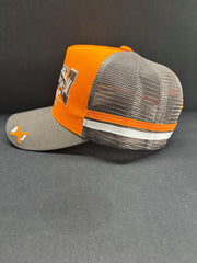 Drovers Saddlery Cap - Grey/Orange