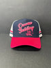 Drovers Saddlery Trucker Cap - Navy/Pink