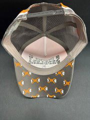 Drovers Saddlery Cap - Grey/Orange