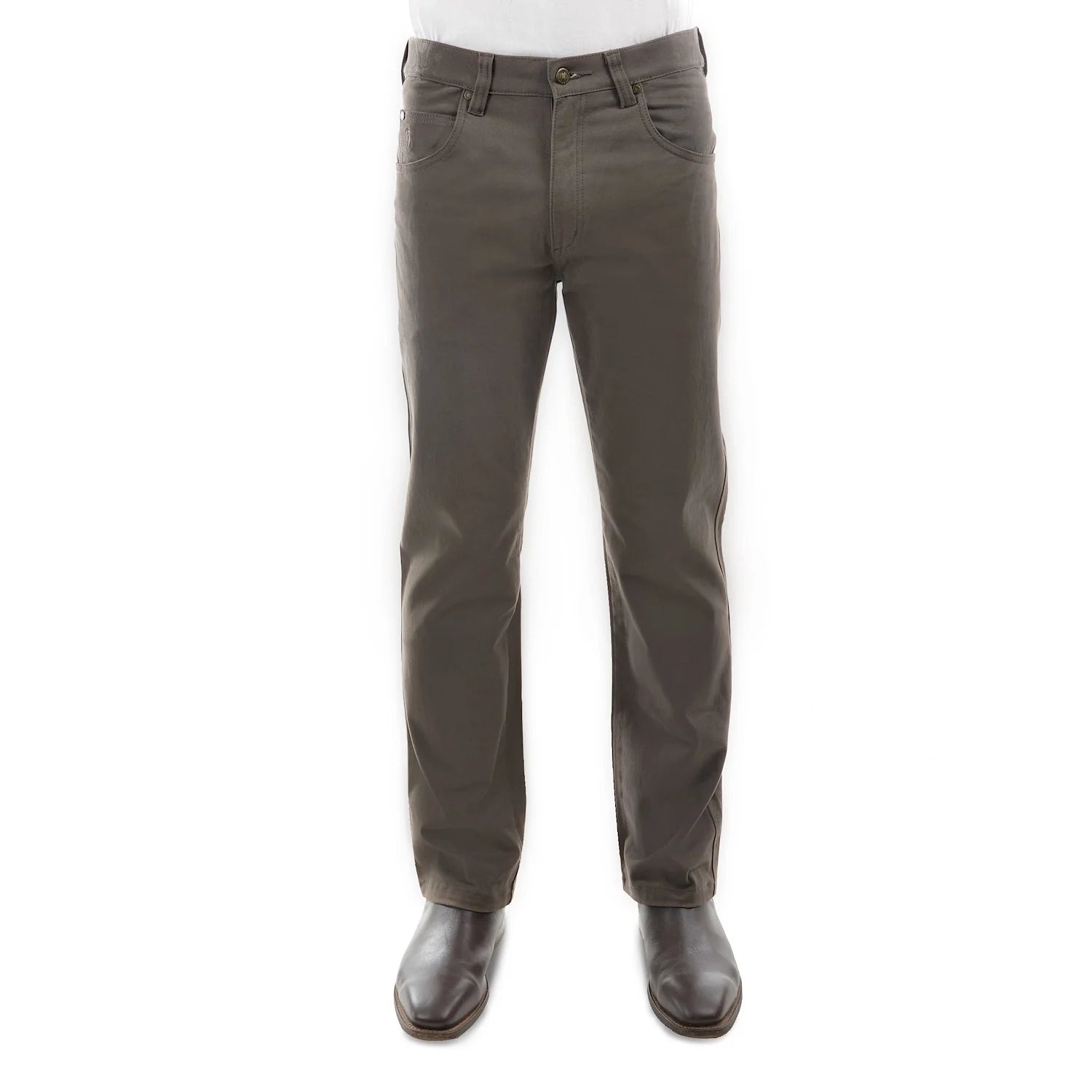 Mens Thomas Cook Stretch Moleskin Jean- Greystone