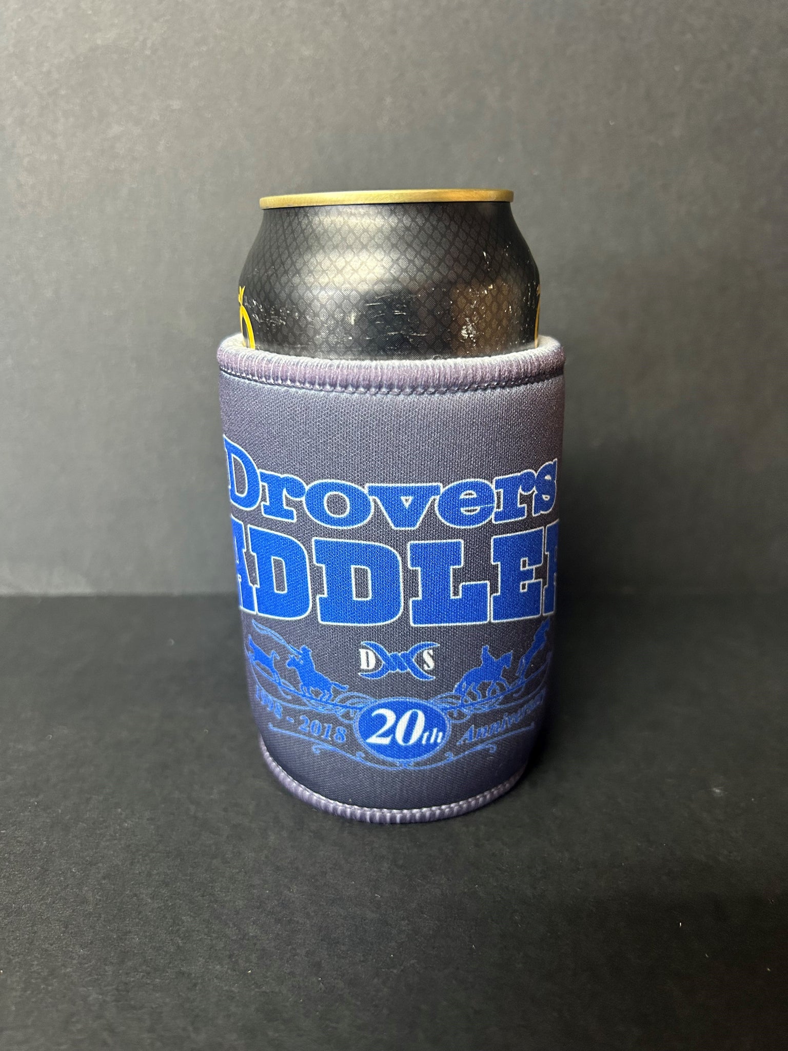 Drovers Saddlery Stubby Holder - Blue/Grey