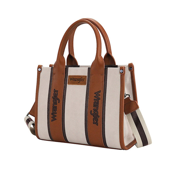 Wrangler Women's Contrast Logo Crossbody Bag - Tan/Natural