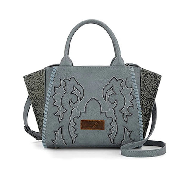 Wrangler Women's Embroidered Tote Bag - Blue