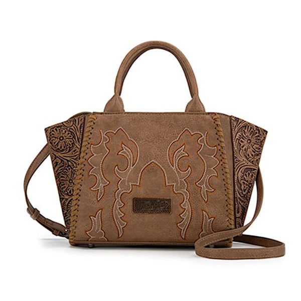 Wrangler Women's Embroidered Tote Bag - Camel
