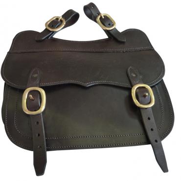 Single Leather Saddle Bag