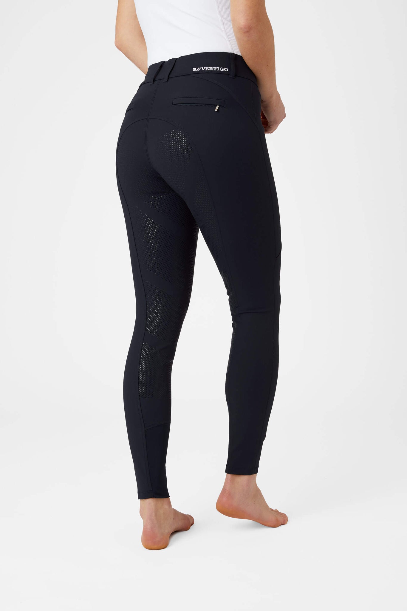 Davina Women's Mid Rise Full Seat Breeches with Phone Pockets