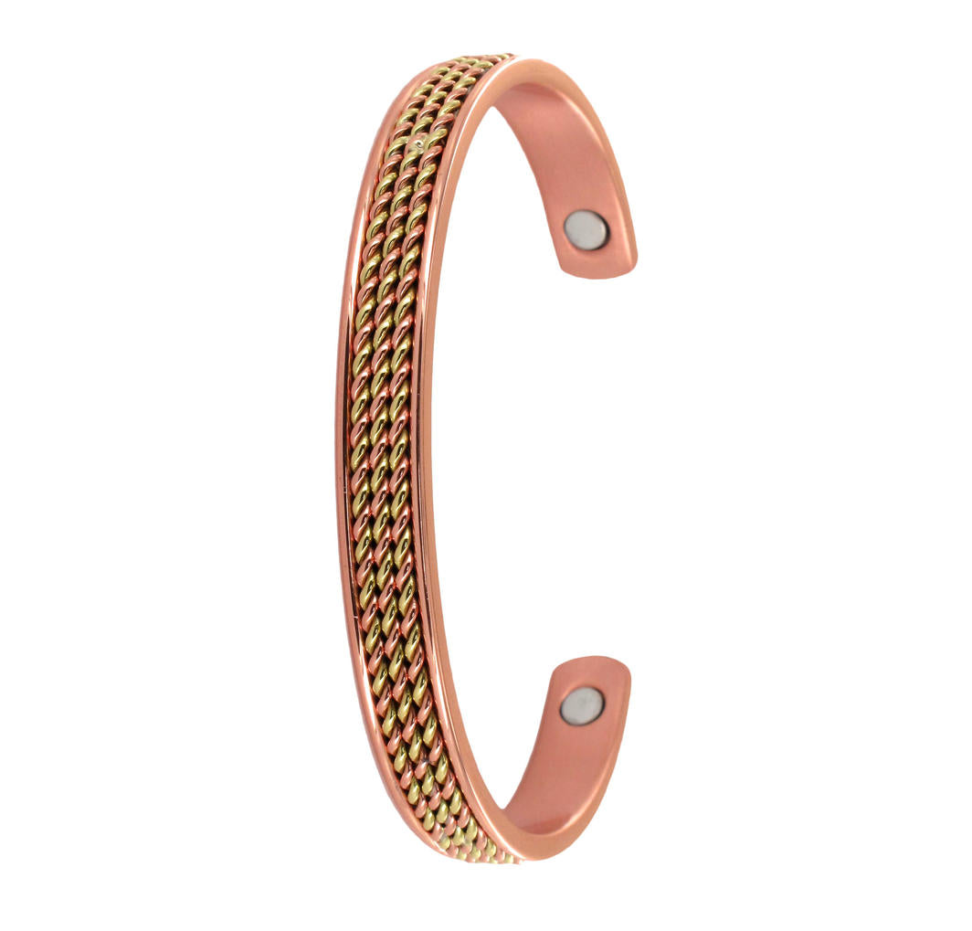 Two Toned Copper Bangle