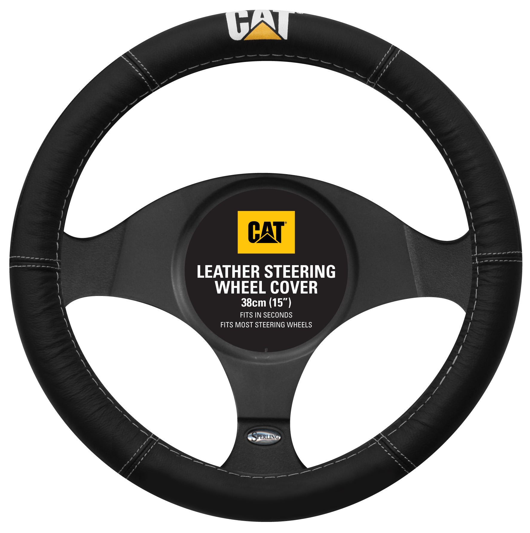 CAT Steering Wheel Cover 15"