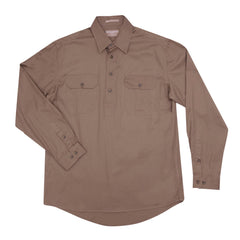 Just Country Men's Long sleeve Half Button Work Shirt