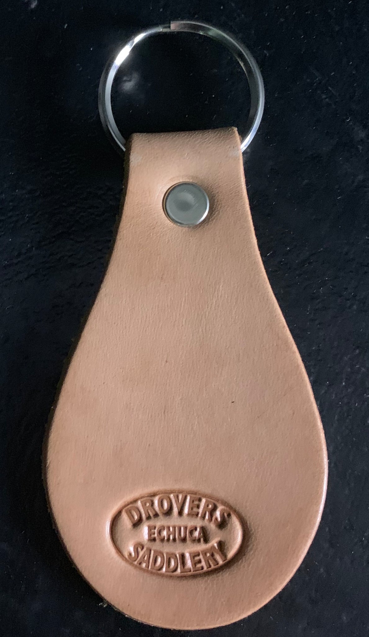 Drovers Saddlery Made Leather Key ring