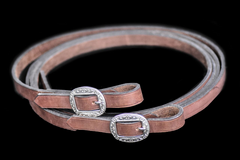 Drovers Saddlery Made Split Leather Reins
