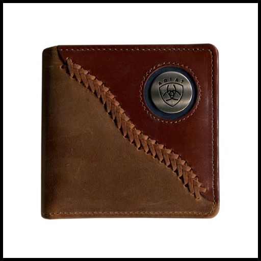 Ariat Bi-Fold Wallet - Two Toned Stitched