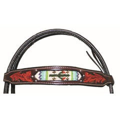 Fort Worth Cactus Beaded Bridle
